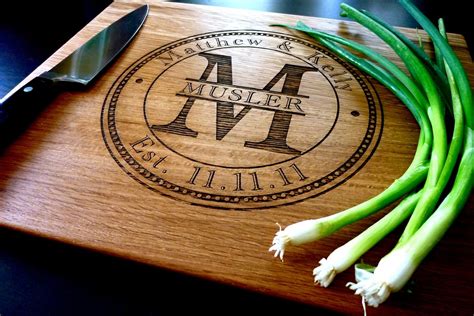 Personalized Engraved Cutting Board By Taylorcraftsengraved