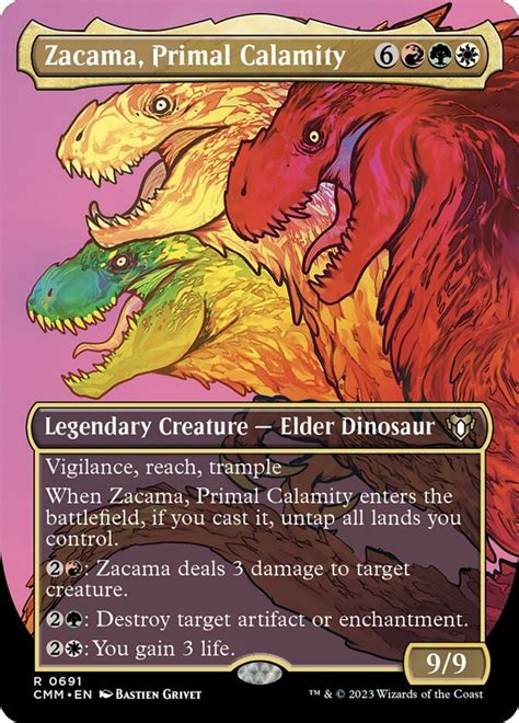 Zacama Primal Calamity • Legendary Creature — Elder Dinosaur