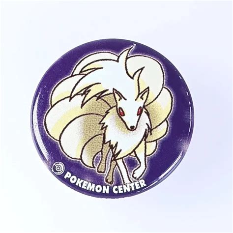 Insigne Ninetales Pokemon Center Can Nintendo Japonaise Du Japon F S