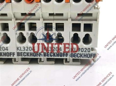 BECKHOFF CX9020 0111 BASIC CPU MODULE WITH 3x KL3448 17x KL3204 1x