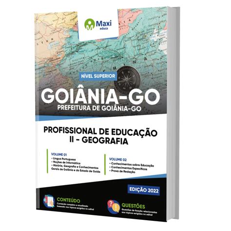 Apostila Goiânia GO Profissional de Educação 2 Geografia Solução