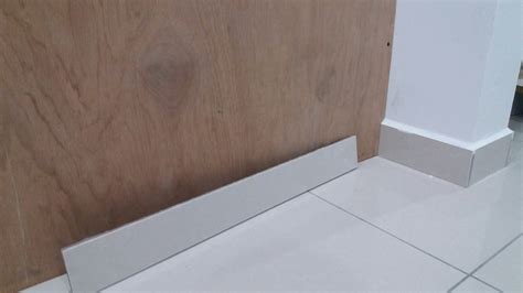 Ceramic tile skirting on plywood wall - Home Improvement Stack Exchange