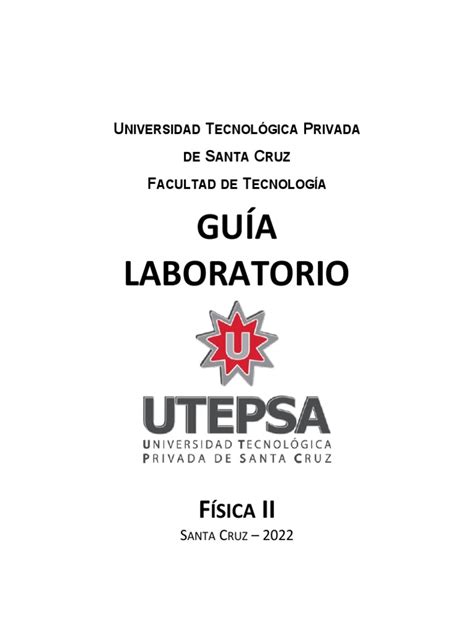 Guía De Laboratorio De Física Ii Deformaciones Elásticas Y Propiedades