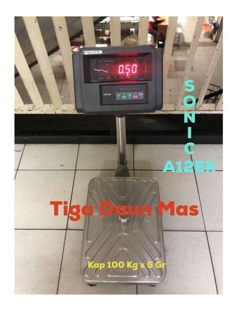 Jual Timbangan Barang Digital Timbangan Lantai Digital 100 Kg Sonic Di