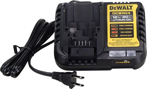 Dewalt 12v Max 20v Max Lithium Ion Battery Charger 4 Amp Waterproof Dcb1104