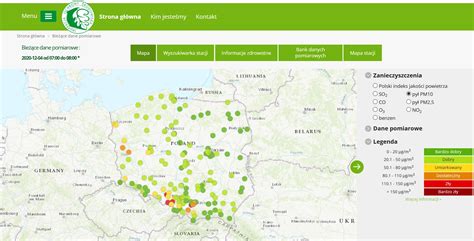 Komunikat Gio Z Dnia R W Sprawie Aktualnej I Prognozowanej