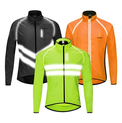 Wosawe Veste De Cyclisme Coupe Vent Pour Homme Imperm Able Respirante L