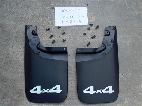 Toyota Mud Flaps 4x4