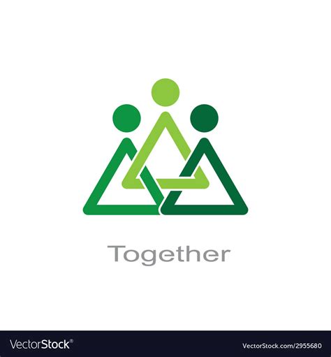 Together Royalty Free Vector Image Vectorstock