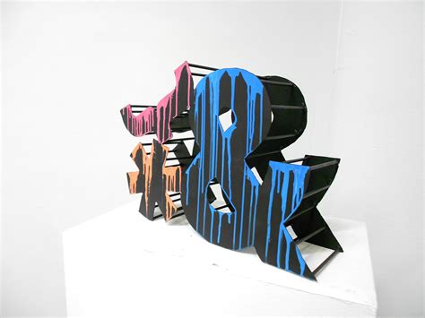 Typography Sculpture On Behance