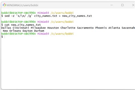 How To Use Sed To Replace Newline With Space Collecting Wisdom