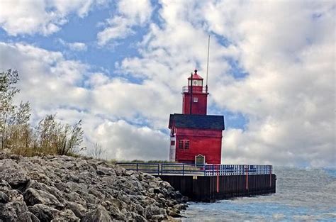 Big Red lighthouse, Holland Michigan Lighthouse, Holland Michigan ...