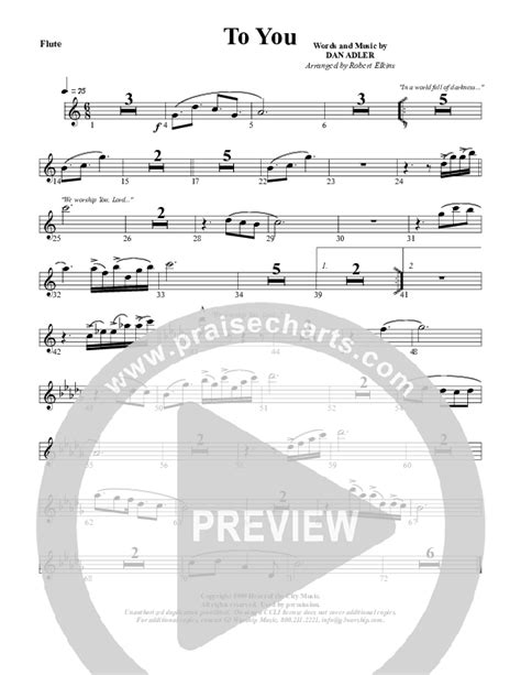 To You Flute Sheet Music Pdf G Worship Praisecharts