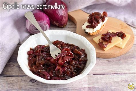 Cipolle Rosse Caramellate Ideali Da Mettere Nel Tagliere Di Formaggi