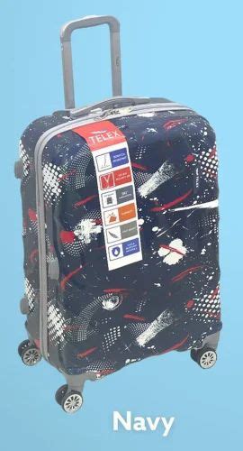 Multicolor Polycarbonate TELEX Antitheft Zippers Double Wheels Luggage