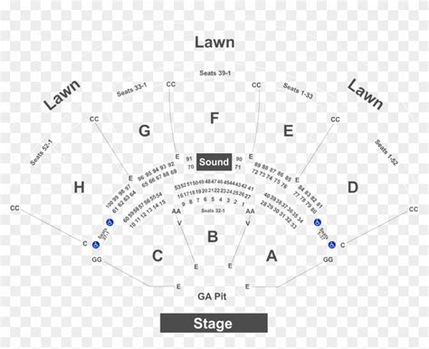 Download Ruoff Music Center Seating Chart Clipart Png Download Pikpng