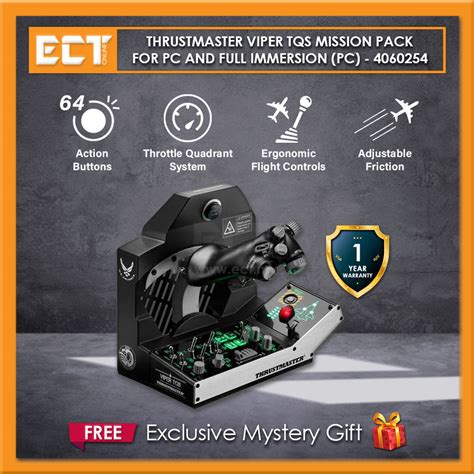 Thrustmaster Viper TQS Mission Pack With Throttle Quadrant System For