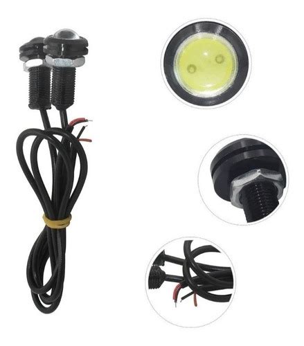 Dos Luz Led Ojo De Aguila Lumens Blanco Strober Y Fija Cuotas