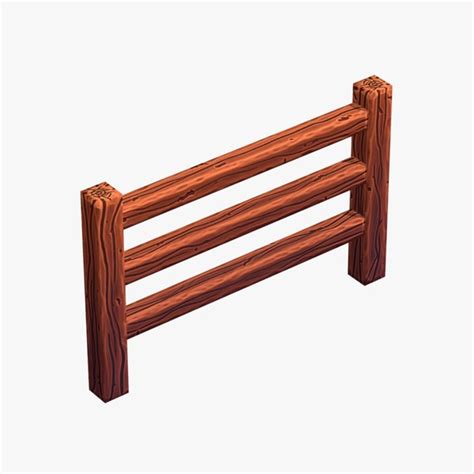 Stylized Wooden Fence 3d 모델 Turbosquid 1910288