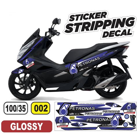 Honda Pcx Variation Striping Pcx Motorcycle Decal Sticker Honda