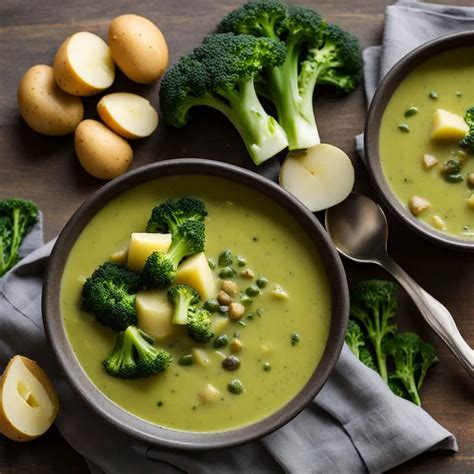 Broccoli Potato Soup Vegan Recipes Plant Based Soups And Creams