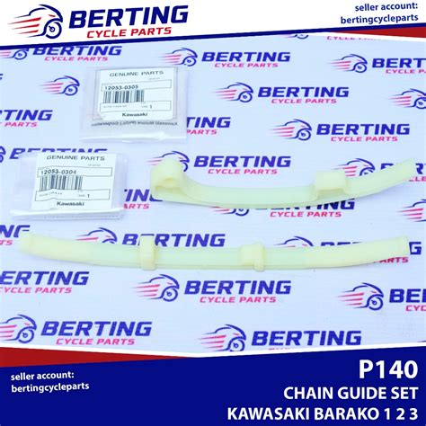 Chain Guide Set Kawasaki Barako Genuine