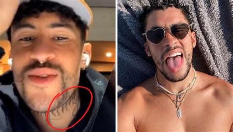 Tatuaje De Bad Bunny ¿cuántos Tiene El Conejo Malo Y Qué Significan