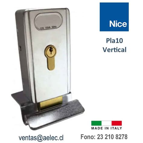 Cerradura Nice Pla Aelec Cl