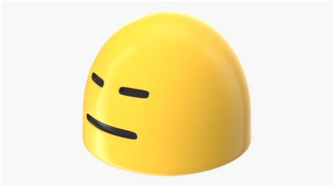 Expressionless Face Android Emoji D Model Ds Blend C D Fbx