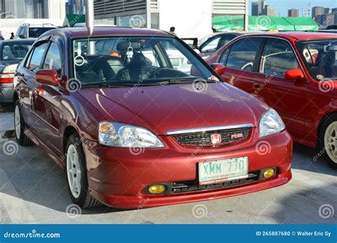 Honda Civic At East Side Collective Car Meet In San Juan Philippines Editorial Image Image Of