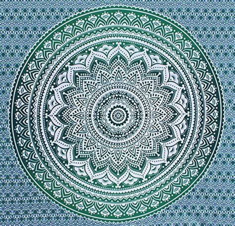 Fairdecor New Green Ombre Mandala Tapestries Mandala Hippie Wall