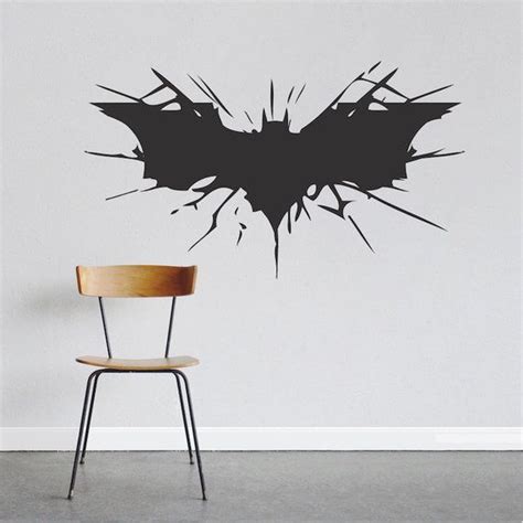 Batman Wall Decal Batman Wall Applique Batman Wall Design Batman