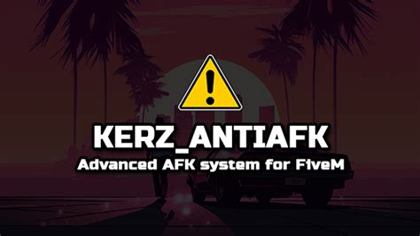 Paid Standalone Anti Afk System Fivem Releases Cfx Re Community