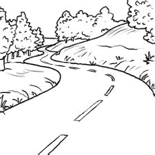 Coloriage Route Coloriage