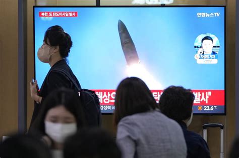 North Korea Test Launches Missiles On Eve Of Harris Trip To Seoul