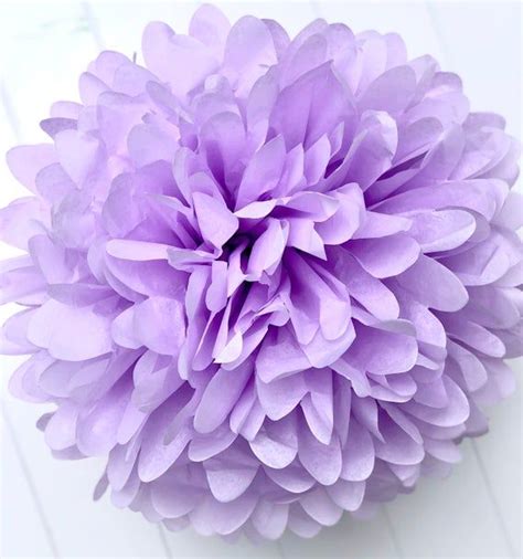 Orchid Paper Pom Poms Wedding Birthday Bridal Shower Party