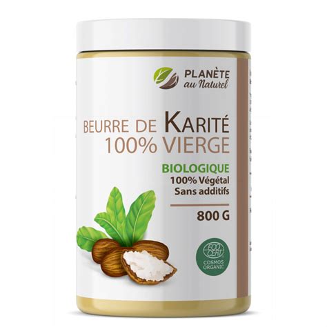 Beurre de Karité Biologique 400g et 800g Planète au Naturel