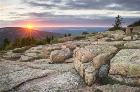 Cadillac Mountain Sunset, Acadia National Park, Maine - Alan ...