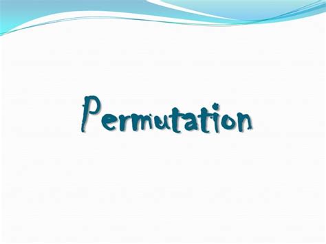 2 Permutation Combination Ppt