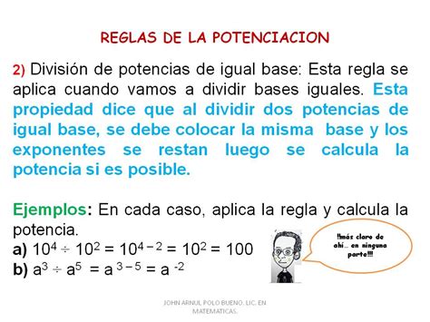 Arriba La Matematica PotenciaciÓn ExplicaciÓn Y Ejercicios