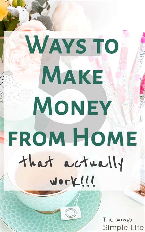 5 Ways To Make Money From Home That Actually Work The Mostly