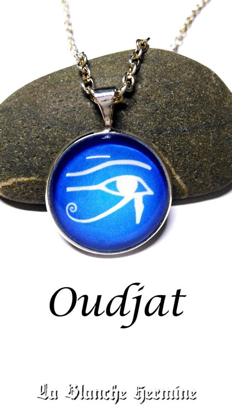 Il D Horus Oudjat Collier Pendentif Argent Bijou Gypte