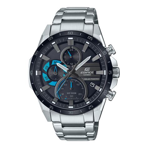 Eqs Db Bv Edifice Solar Powered Chronograph Casio India