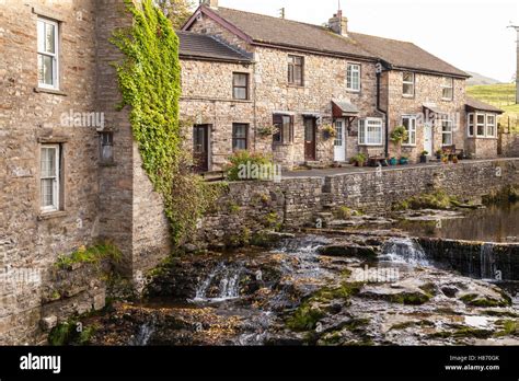 River Running Through Small Town High Resolution Stock Photography And