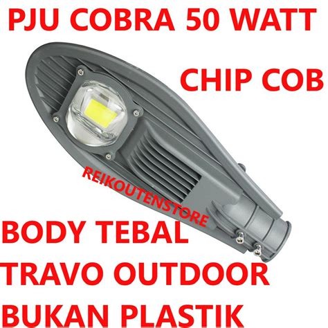 Jual Pju Cobra 50 Watt Lampu Jalan Led 50w 220v 1 Mata Outdoor Ip65