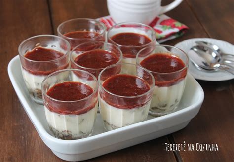 Receita De Cheesecake F Cil Cheesecake No Copinho Receitas F Ceis