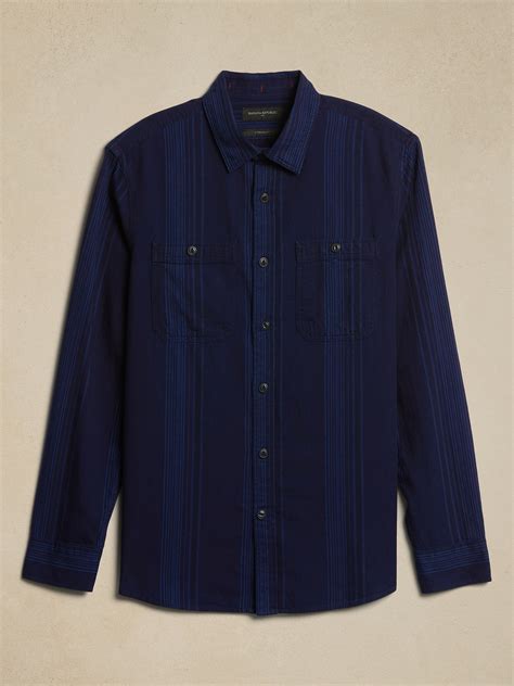 Indigo Shirt Banana Republic Factory