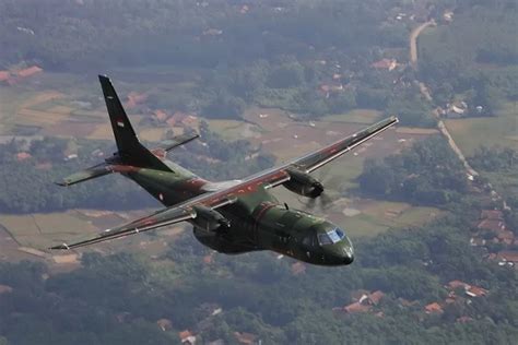 TNI AU Kerahkan Pesawat CN295 Untuk Misi Di Perairan Timur Aceh