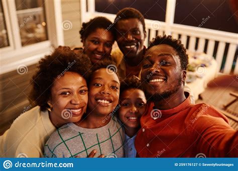 Big Happy Couple Taking Selfie Stock Image Image Of Memories