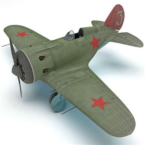 3ds Max Polikarpov I 16 2